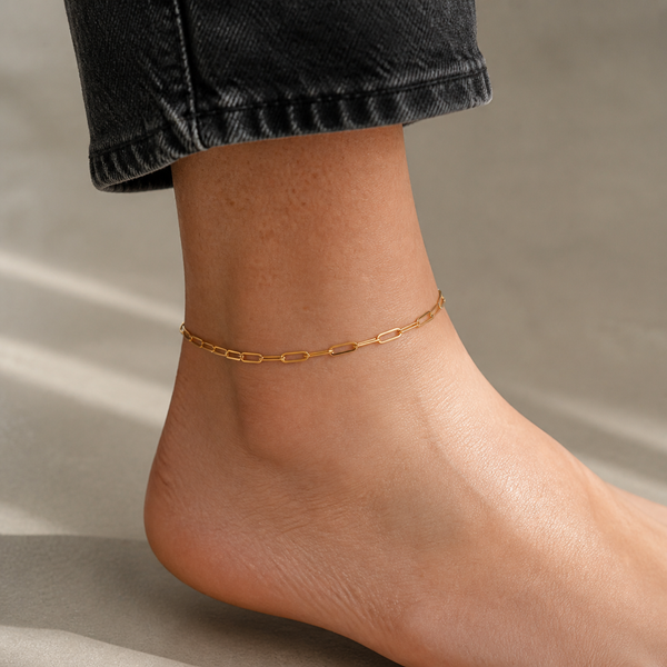 Paperclip Chain Anklet, photo 2