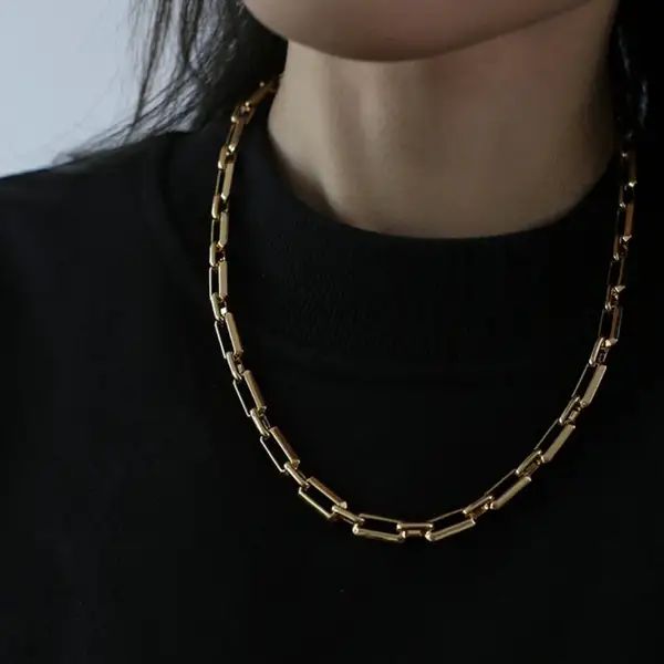 Square Chainlink Necklace, photo 3