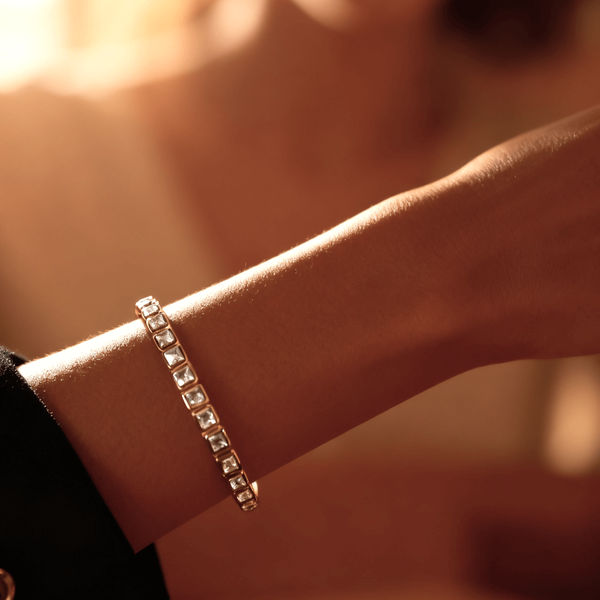 Clear Stones Bangle Bracelet, photo 2