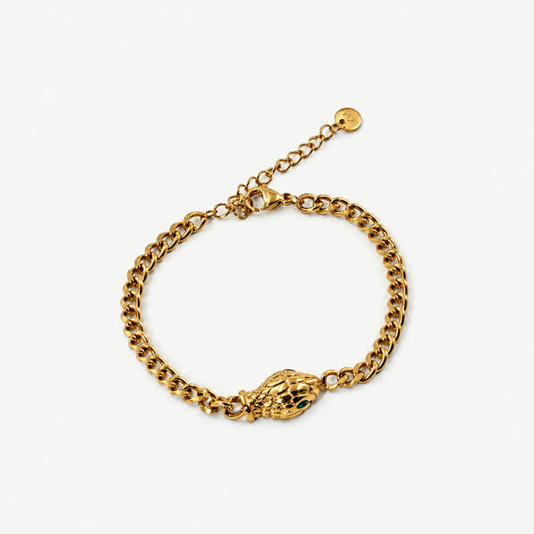 Snake Head Chain Bracelet