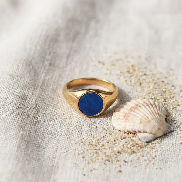 Lapis Lazuli Signet Ring, photo 4