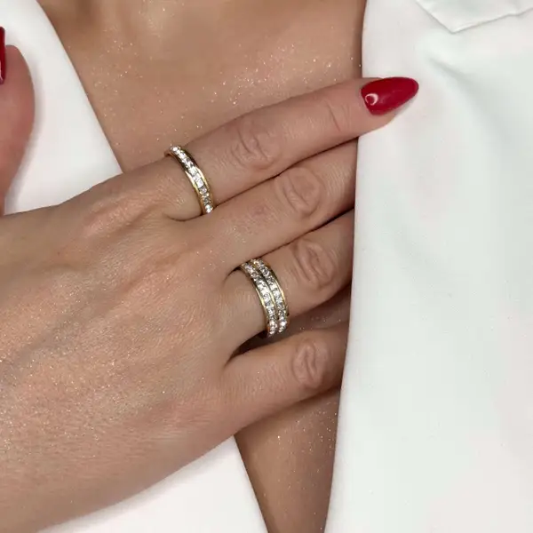 CZ Band Ring for Women, photo 6