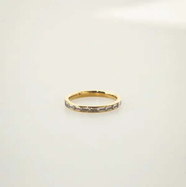 Crystal Slim Band Ring, photo 2