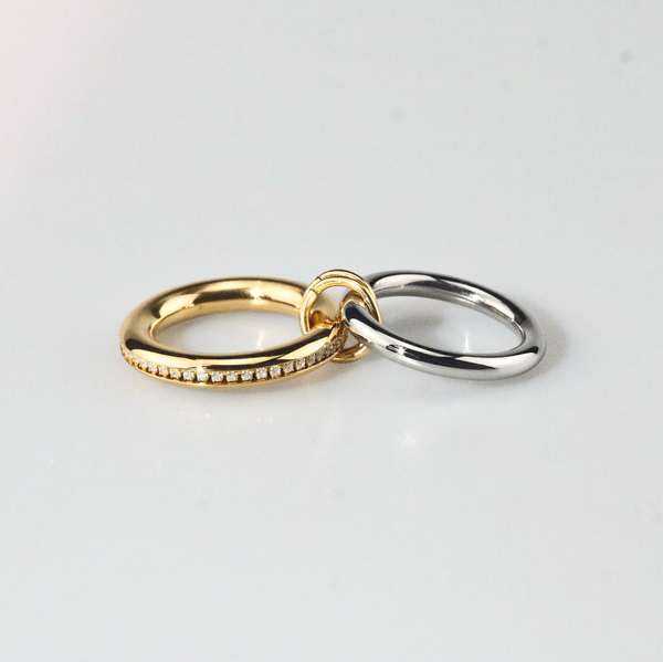 Double Sparkle Link Ring, photo 12