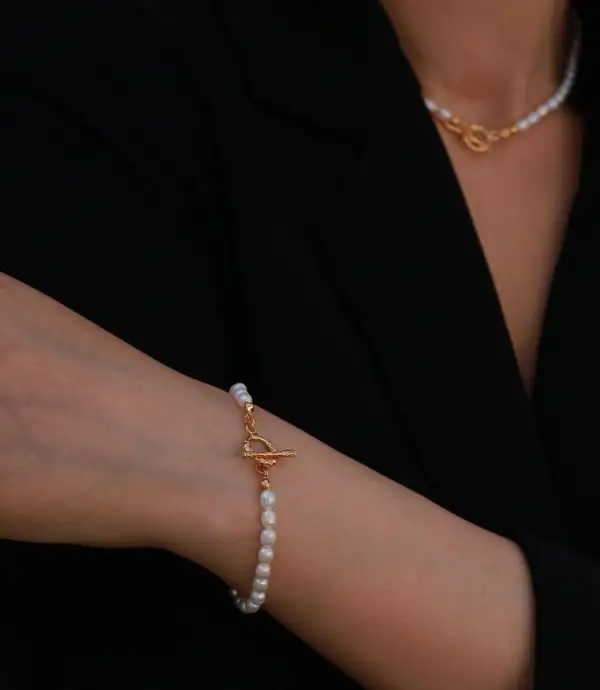 Pearl Toggle Bracelet, photo 3