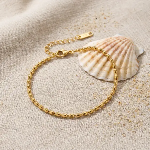 Rice Bead Anklet, photo 3