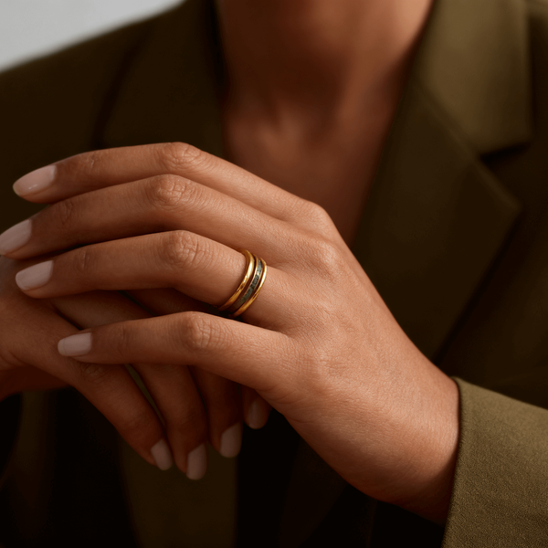 Emerald Triple Ring, photo 3