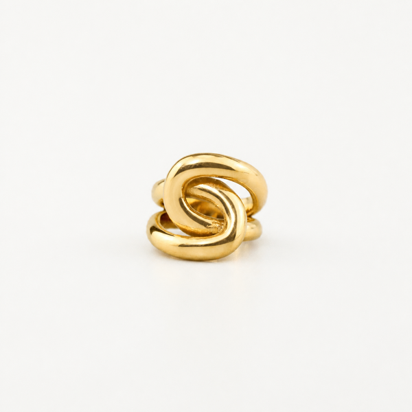Interwoven Chunky Band Ring