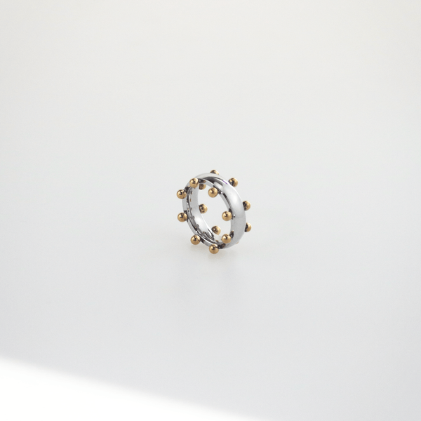 Orbit Mixed Two-Tone Ring, photo 4