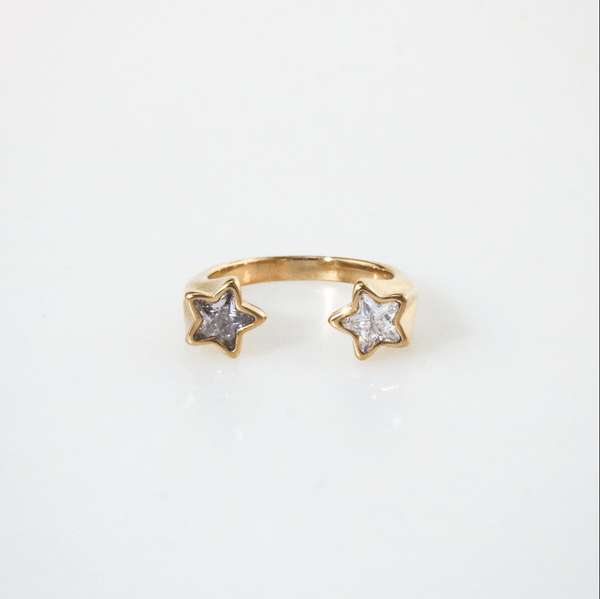 Crystal Double Star Ring, photo 7