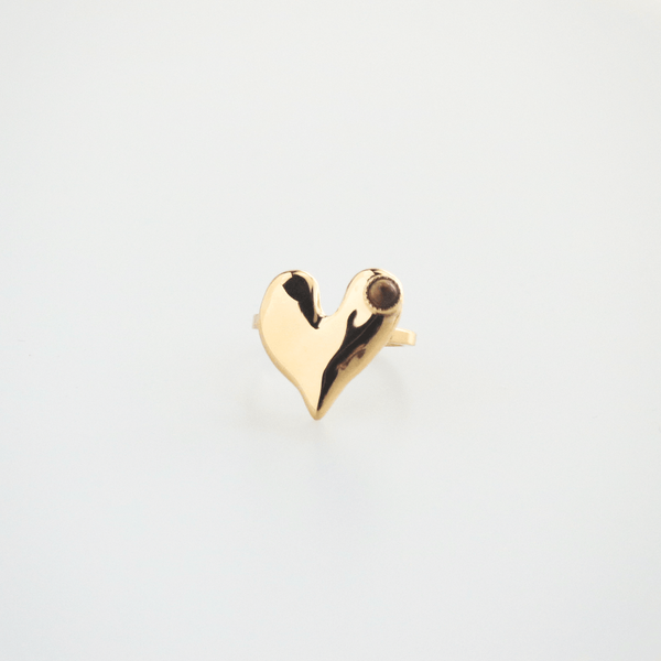 Tiger's Eye Heart Ring, photo 3