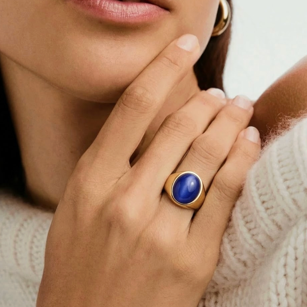 Chunky Cats Eye Ring