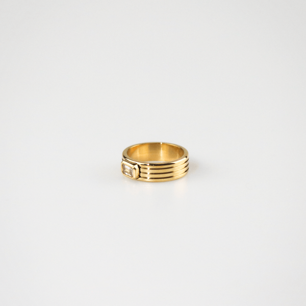 Crystal Ribbed Ring, photo 7
