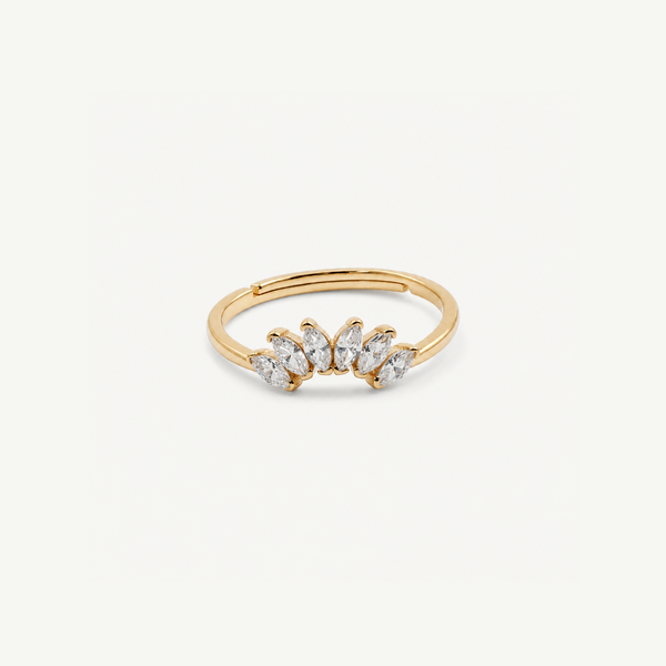 Contour Gemstone Band Ring