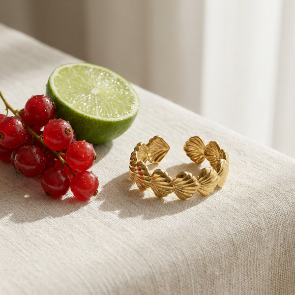 Scallop Shell Band Ring, photo 2