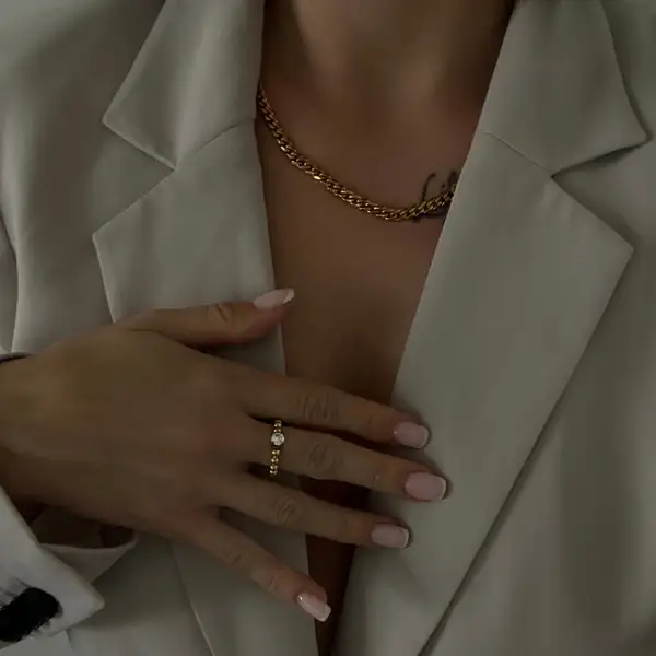 Cora Curb Chain Necklace, photo 3