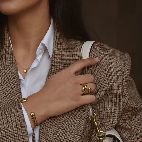 Gold Cuff Bracelet, photo 2