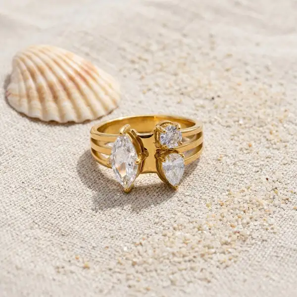 Toi et Moi Cluster Ring, photo 4