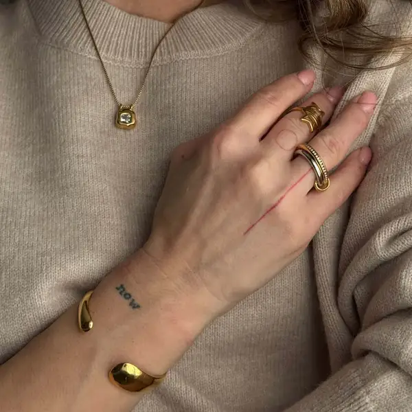 Gold Cuff Bracelet, photo 6
