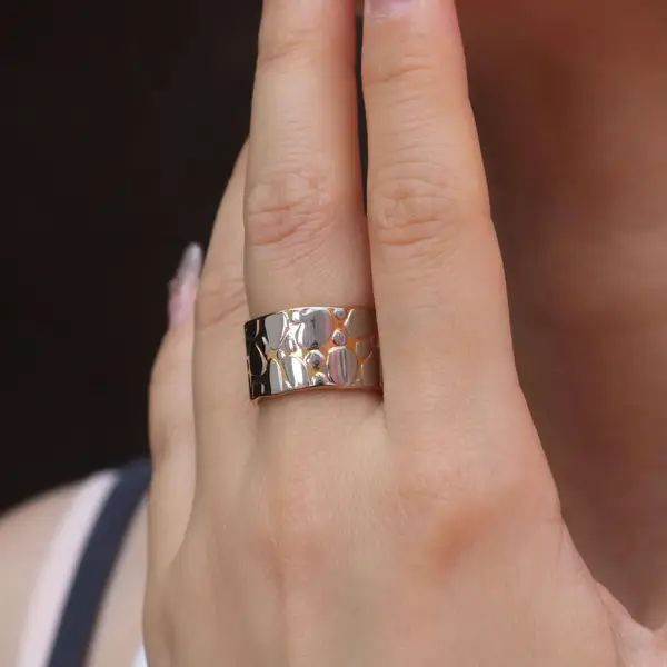Pebble Statement Band Ring, photo 4