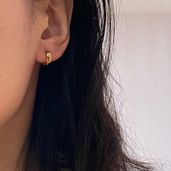 Small Chunky Hoops