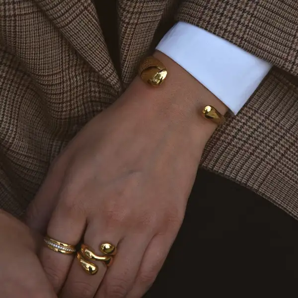 Gold Cuff Bracelet, photo 5