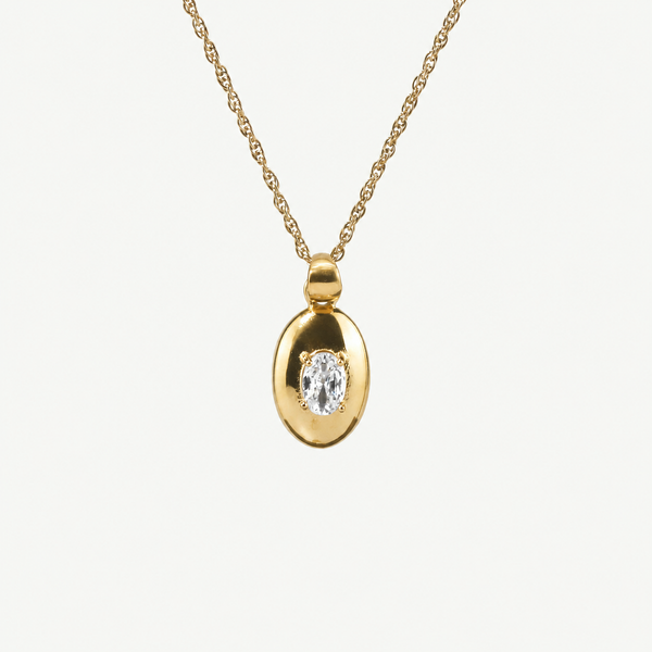 Oval Pendant Necklace