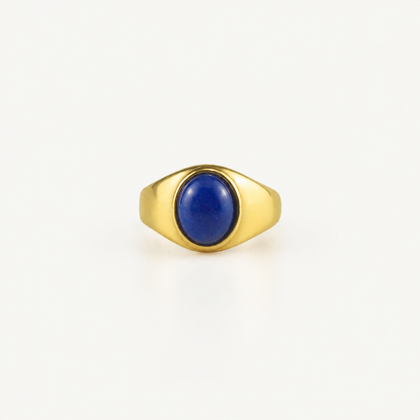 Oval Lapis Ring