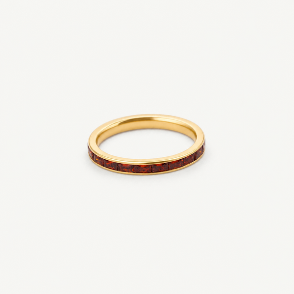 Ruby Slim Band Ring