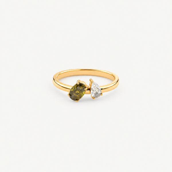 Olive Sparkle Ring
