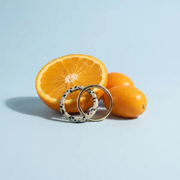 Dalmatian Double Band Ring, photo 4