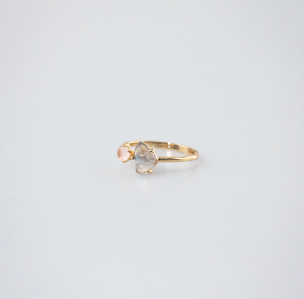 Adjustable Moon and Rose Ring, photo 3