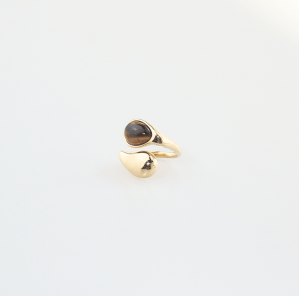 Tiger's Eye Bypass Ring, photo 3