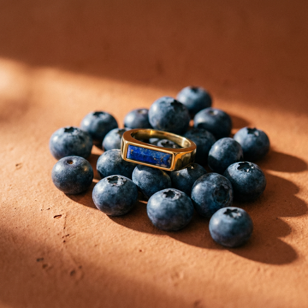Bar Lapis Lazuli Ring, photo 2