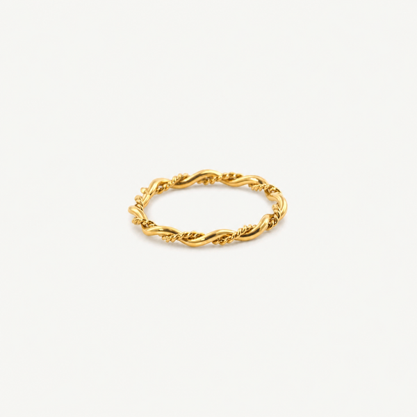 Dainty Rope Twist Ring