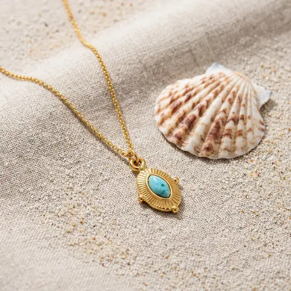 Royal Marquise Turquoise Necklace, photo 4