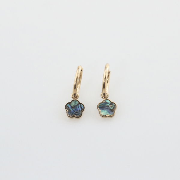 Abalone Hoop Earrings, photo 4