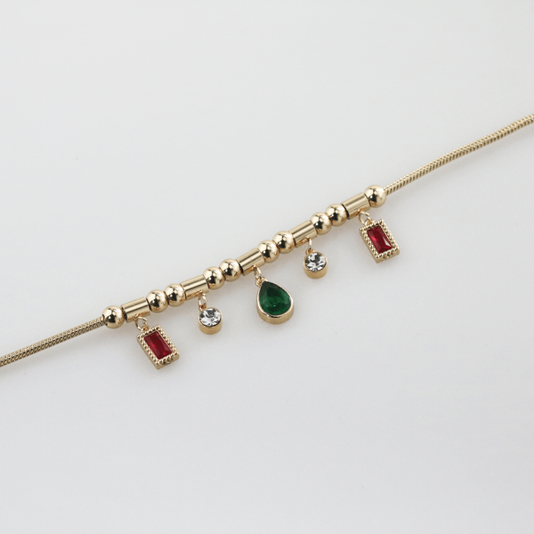 Ruby and Emerald Charm Bracelet, photo 3