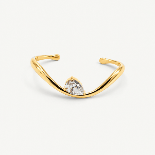 Wavy Pear Cuff