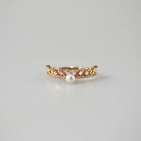 Stackable Gold Plated Stainless Steel Ring Set, photo 4