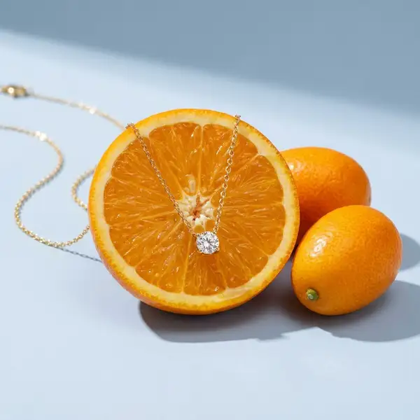 Dainty Solitaire Necklace, photo 3