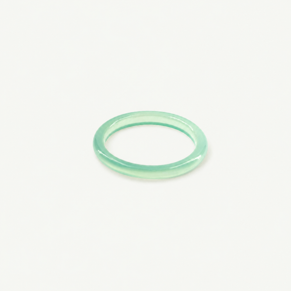 Mint Green Jade Stacking Ring