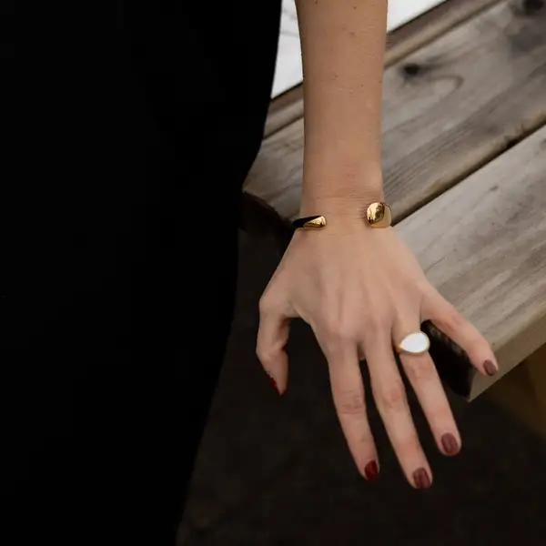 Gold Cuff Bracelet, photo 7