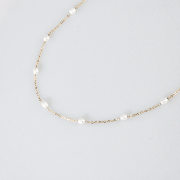 Freshwater Pearl Station Necklace, photo 3