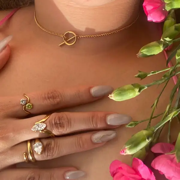 Spiral Pear-Cut Ring, photo 3