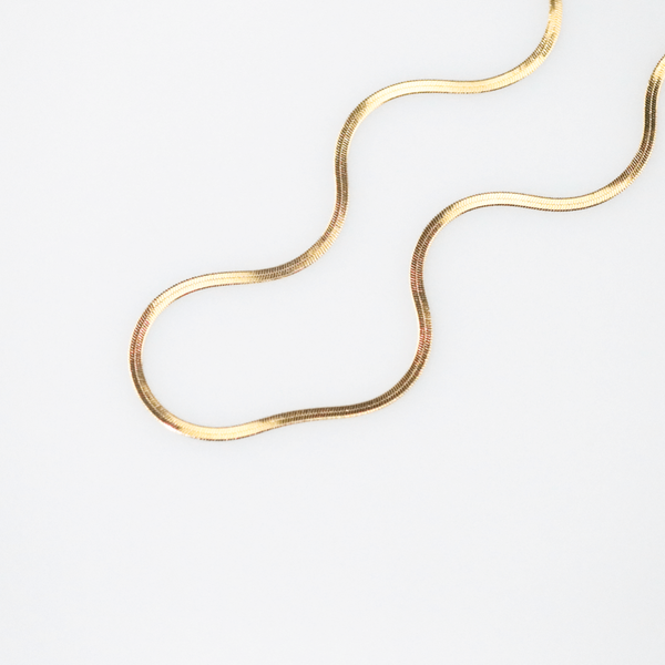Soft Herringbone Chain Necklace, photo 3