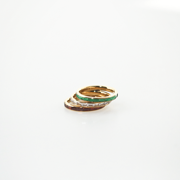 Ruby Slim Band Ring, photo 6
