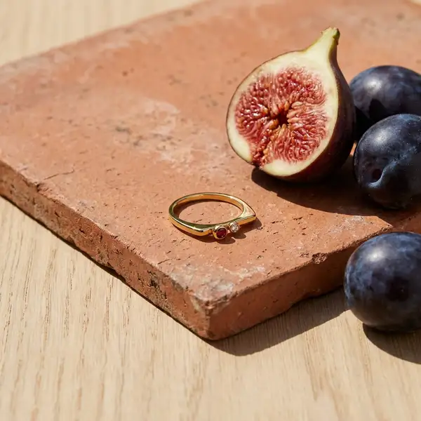 Ruby Stacking Ring, photo 4