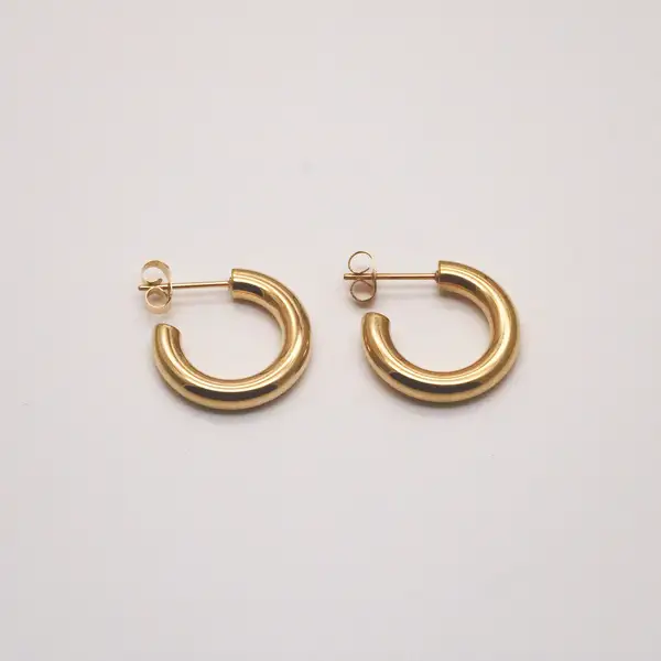 Hope Small Hoop Earrings 20mm, photo 2