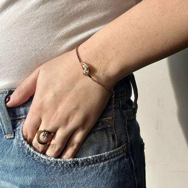 Teardrop Curve Bracelet, photo 5